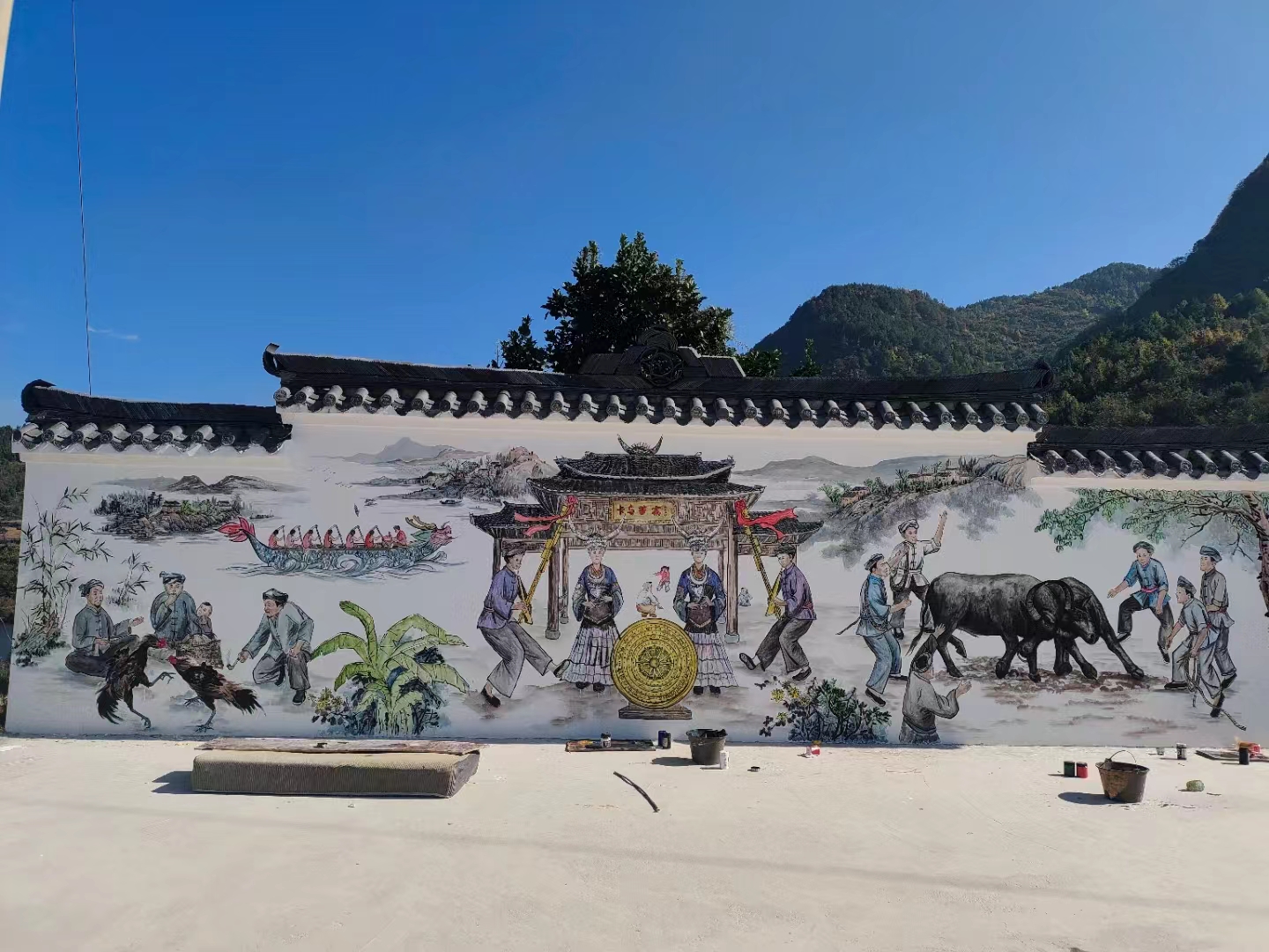 贵州新农村建设雕塑壁画公司